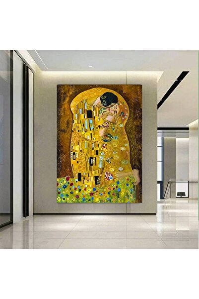 idora Platno "Ljubavnički poljupci"; Klimt stil; Velika slika