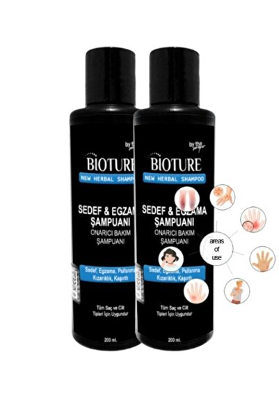 EZRA Bioture Eg.zama Sede.f Tahribatlarını Döküntülerini Onaran Bakım Şampuanı 200 ml X 2 Ad