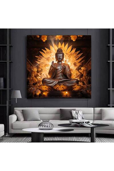 idora Buddha Baskı Duvar Sanatı; Asya Duvar Sanatı; Buddha Duvar Dekoru; Lüks...