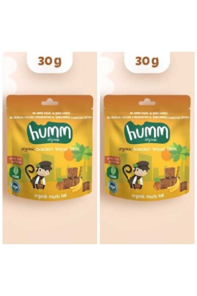 Humm Organik Glutensiz Vegan Muzlu Kek - 30g * 2adet