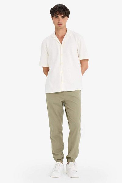 DeFacto New Season 100% Cotton Cargo Jogger Pants with Three Pockets