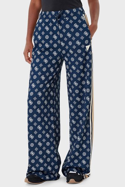 Guess Pantaloni de jogging cu talie înaltă, cu logo-ul Peony 4G, cu croiala normală, V5YB10K0282 PANTALONI V5YB10