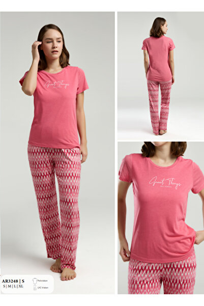 Talya Underwear Arnetta Short Sleeve Double Pajama Set