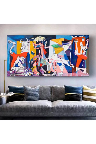 idora Guernica Kanvas; Picasso Baskısı