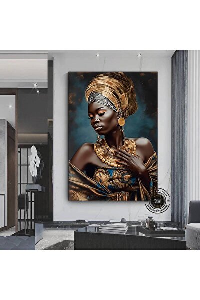 idora Siyah Kız Sanatı Baskısı, Siyah Kadın Tablo, Afrikalı Duvar Sanatı Kanv...
