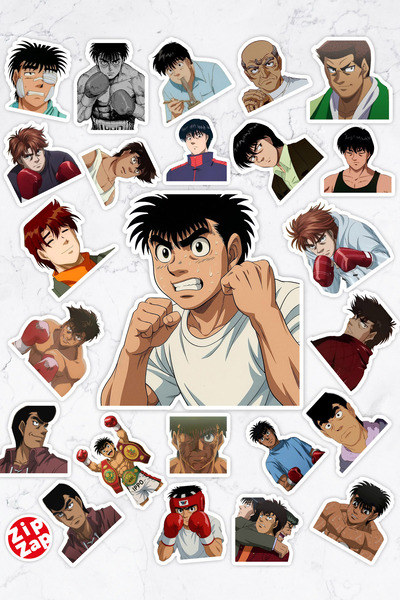 ZipZap مجموعة ملصقات هجيمي نو إيبو فايتينج سبيريت رايزينغ أنيمي للهاتف المحمو...