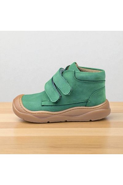 JOJO KIDS Unisex Children's Genuine Leather, Orthopedic Ankle Velcro Shoes, Non-Slip Rubber Sole, Easy Walking