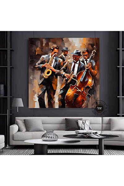 idora Džez zidni dekor; Umetnost džez orkestra; Muzička zidna umetnost; Dekor...