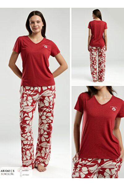 Talya Underwear Arnetta Short Sleeve Double Pajama Set