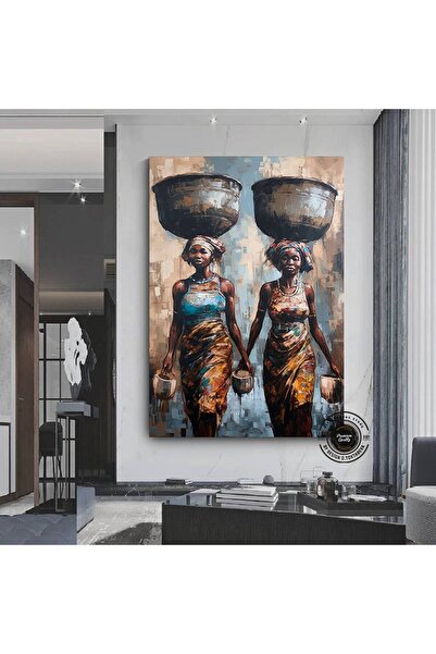 idora Afrika Kadın Portresi, Afro-Amerikan Kültürü, Afrika Kabilesi Duvar San...