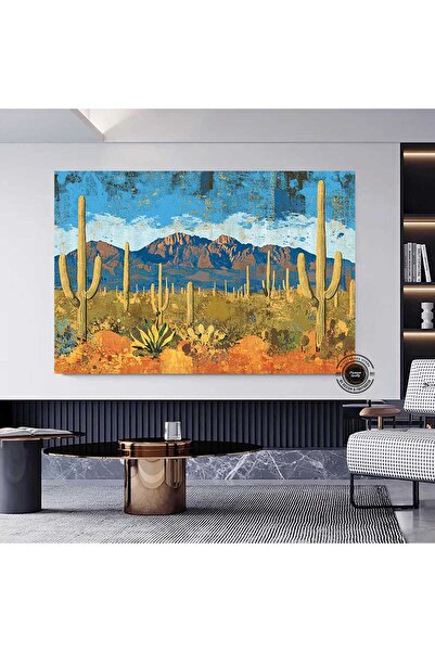 idora Boho stil Arizona platno štampa; Vintage uljana slika stil Arizona; Boh...