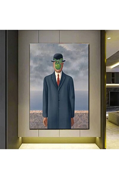 idora Nadrealni René Magritte otisak na platnu – „Sin čovečiji“; Nadrealni ot...