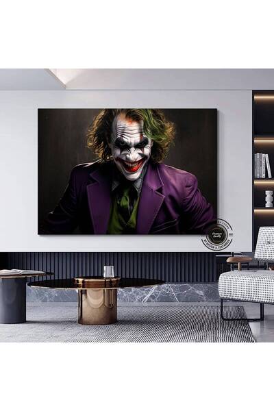 idora Joker platno slika, Joker zidna umetnost, Joker portret zidna umetnost,...