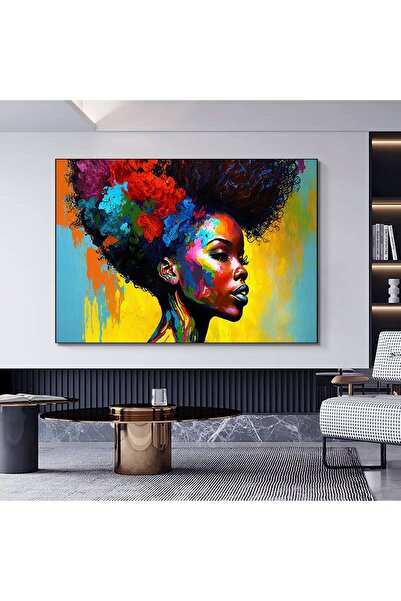idora Moderna afroamerička žena, grafitna zidna umetnost; ženski grafitni dekor