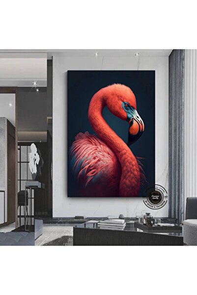 idora Flamingo zidna umetnost; Štampa na platnu; Ružičasti flamingo; Tropski ...