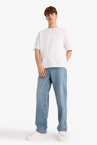 DeFacto New Season Baggy Fit Wide Leg Jean Trousers