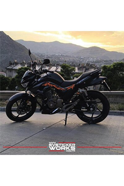 ARONA Mondial Drift L Sticker Orta Şase Şimşek Yıldırım Sticker Deseni Dekor ...