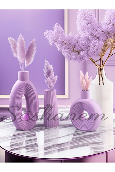 Süshanem İskandinav Tarzı Bohem Vazo Seti