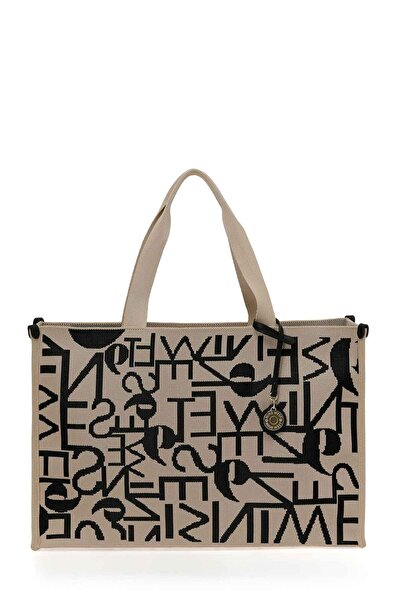 Nine West SHOPPY 5FX Vizon Kadın Plaj Çantası