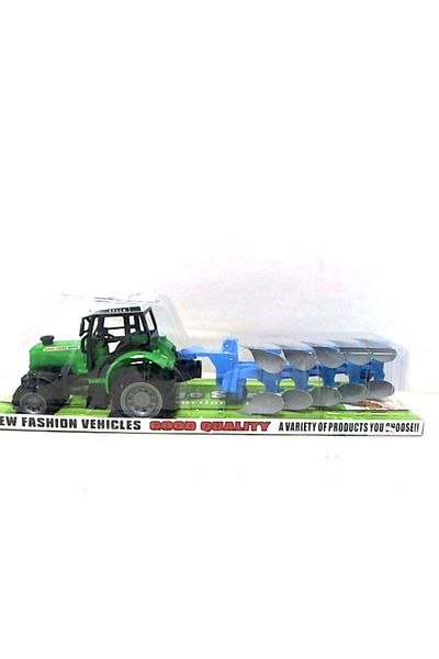 Allergo Tractor with plow, Allergo, Plastic, Multicolored
