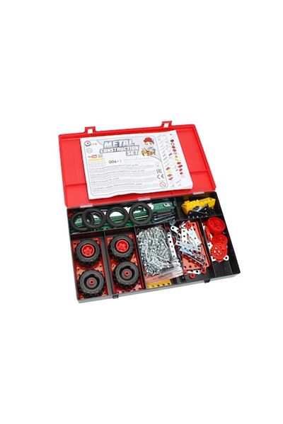 Technok Metal Construction Set Technok, 15 Vehicle Models, 337 Parts