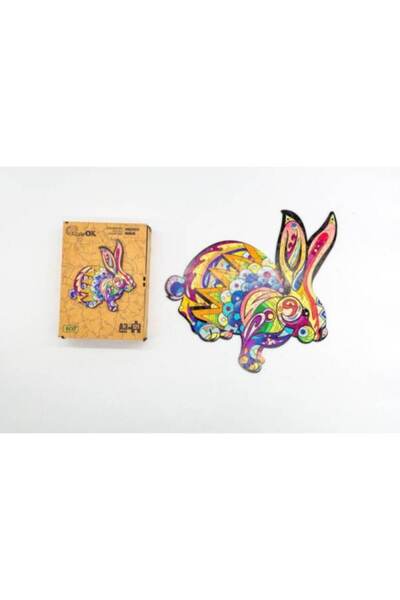 OEM Wooden Puzzle, Fluffy Bunny