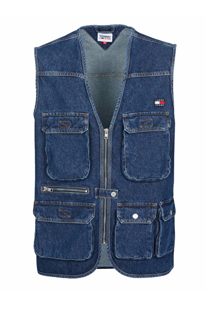 Tommy Hilfiger Pánská vesta v modré barvě