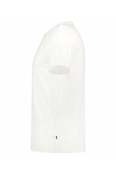 MAERZ Muenchen Rundhals T-Shirt für Herren in weiß