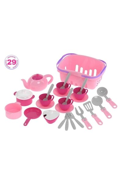 Technok Kitchen Set TechnoK, 30 pcs, Plastic, Multicolored