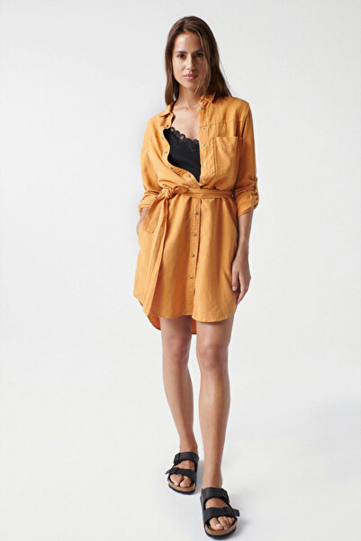 Salsa Dámské šaty v oranžové barvě