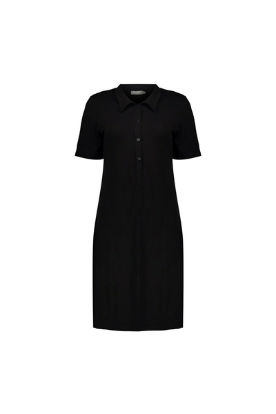 Geisha Fashion Midi šaty pro ženy v černé barvě