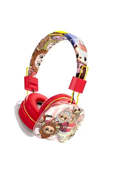 Toybox Wireless Bluetooth Headphones Labubu Style, Deep Bass & Comfortable Fit (AH9061) - Random Color