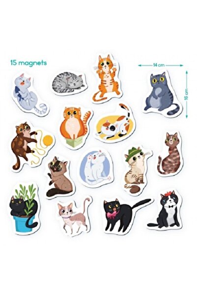 Dodo Magnetic Figures Set, Cats,