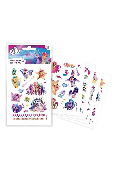 Dodo Temporary Tattoos My Little Pony Dodo, 4 Designs, Safe for Skin, 202x112 mm