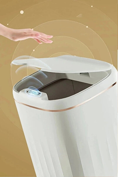 AboutThePerfect UV ışıklı sensörlü akıllı çöp kutusu, pratik ve hijyenik kullanım sağlar.