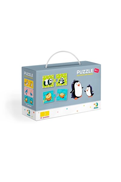 Dodo Puzzle Duo - Mother with Children, 12x2 Pieces, 2+