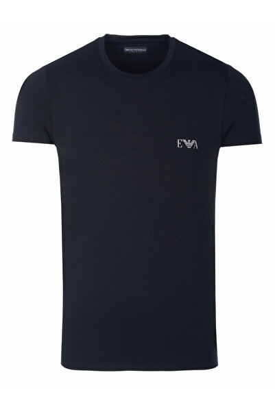 Emporio Armani Rundhals T-Shirt für Herren in schwarz