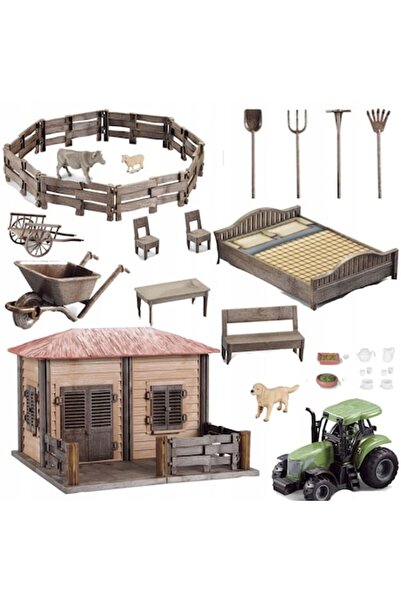 ProNice Jucărie interactivă pentru copii, ProNice, fermă cu tractor, figurine...