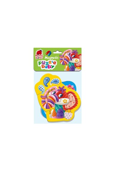 Roter Kafer Baby Magnetic Puzzle, Elephant-Crocodile, Roter Kafer