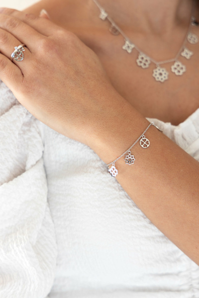 Caï Náramek pro dospělé ve stříbrném provedení