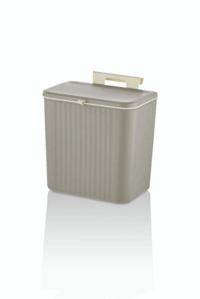 AboutThePerfect Beyaz 15 Litre Mutfak Tezgah Üstü ve Dolap Askılı Çöp Kovası