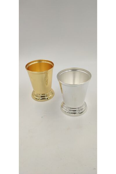 AboutThePerfect Altın ve gümüş gül kovası seti, şık ve doğal bahçe dekoru için ideal seçim