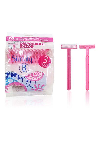Gillette Boland Lora Women's Razor Set Simply 3 Blades - Pack of 24