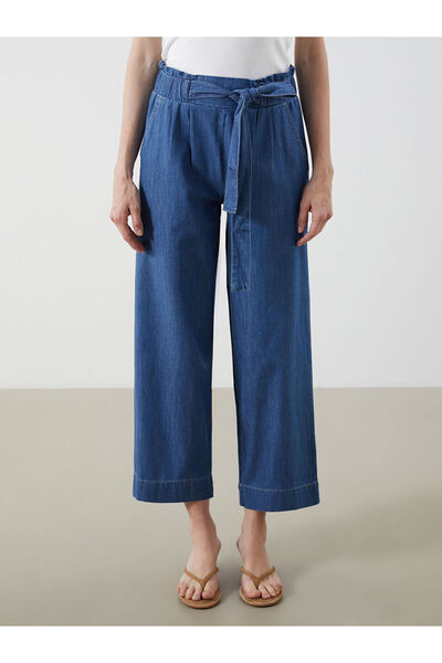 LC Waikiki Straight Fit Women's Jeans with Elastic Waist