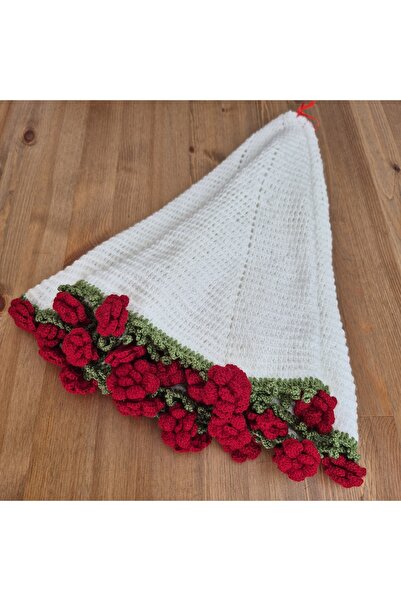 PİNA HEDİYELİK AKSESUAR بطانية باقة زهور محبوكة يدويًا