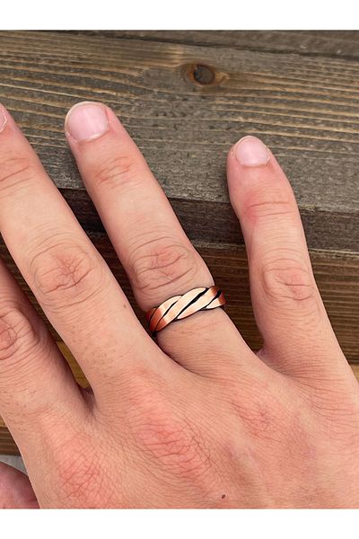 Rupen Kraft Adjustable Size Pure Copper Ring