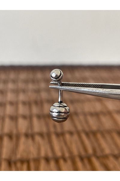 Rupen Kraft 316 L Surgical Steel Mars Ball Model Navel Piercing
