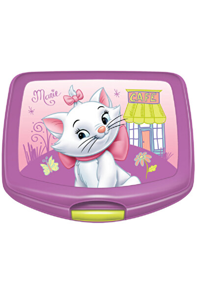 MARiE صندوق غداء مستطيل عالي الجودة ومتين من ذا كات للأطفال - أرجواني