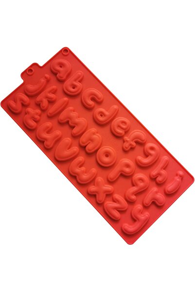 Generic Silicone Alphabet Mold – Bubble Font Baking Tray