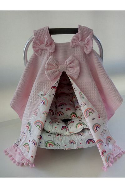 Wenaris Double Sided Muslin Stroller Cover